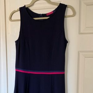 Color block fit and flare dress!